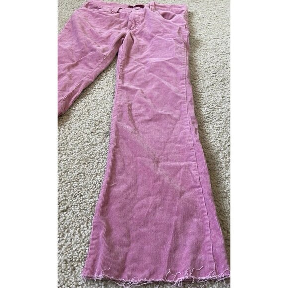 Vintage Solid Jeans Angel Bootcut Stretch Corduroy Pants Pink Cigarette Sz 5 - Picture 8 of 15